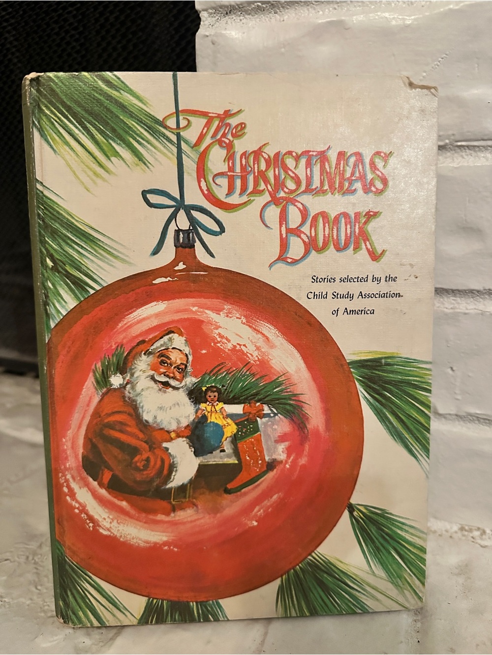 The Christmas Book Hardcover Illustrated Short Stories Whitman Jesus Santa Claus